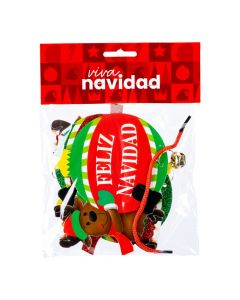 Figura colgante multicolor