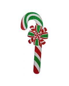 Figura colgante bastón navideño