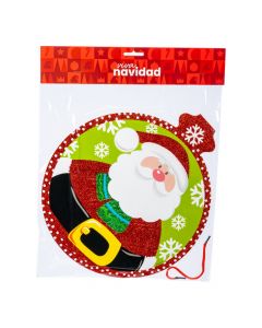 Figura colgante Santa multicolor
