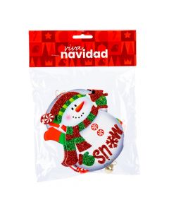 Muñeco de nieve colgante