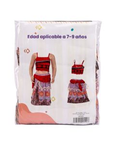 Disfraz infantil Moana 7-9a multicolor