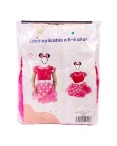 Disfraz infantil Minnie Mouse 5-6a
