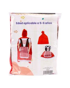 Disfraz infantil caperucita roja 5-6a