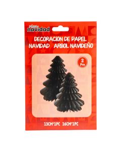 Figura árbol Navidad negro