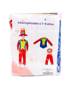 Disfraz infantil payaso 7-9a multicolor