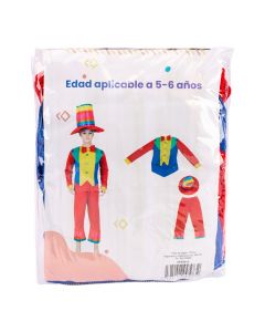Disfraz infantil payaso 5-6a