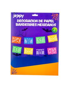 Guirnalda banderines mexicanos papel