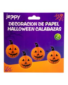 Figura papel calabaza Halloween