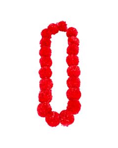 Collar pompón 40pulg rojo