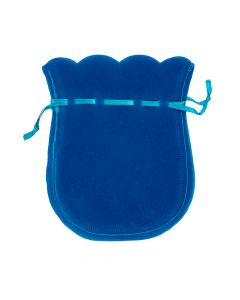 Bolsa tela ajustable 5pzas turquesa