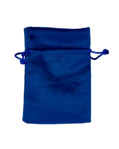 Bolsa tela afelpada 5und azul