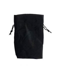 Bolsa tela afelpada 13x18cm 5und negro