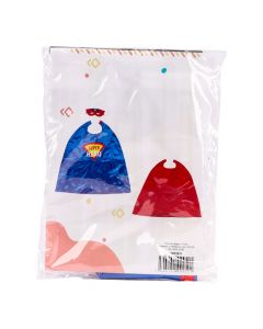 Capa y antifaz infantil super hero 2pzas