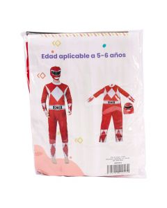 Disfraz infantil power ranger 5-6a