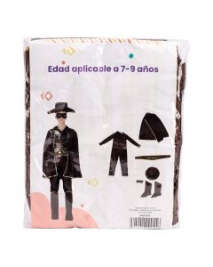 Disfraz infantil zorro con accesorios 7-9a