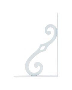 Ángulo metálico 2x8pulg blanco