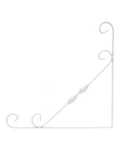 Ángulo metálico 10x10pulg blanco