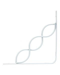 Ángulo metalico 8x8pulg blanco