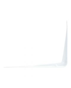 Ángulo metálico con relieve 6x8pulg blanco