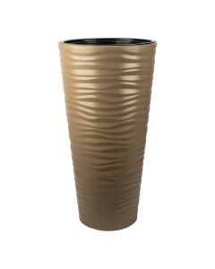 Maceta plástica 9L marrón