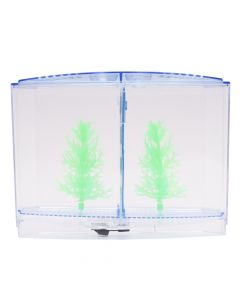 Pecera 2 compartimientos transparente