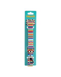 Correa para mascota estampado multicolor