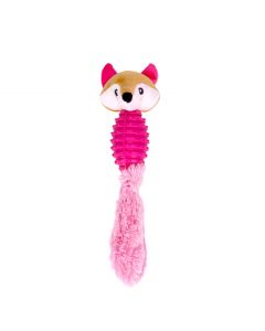 Peluche zorro para mascota afelpado multicolor