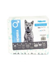 Panal desechable para mascota M 12und