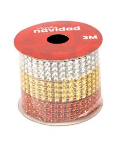 Cinta malla tricolor 3m