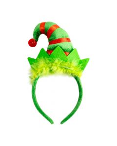 Diadema navideña festiva