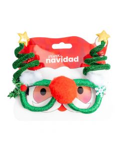 Lentes navideños árbol