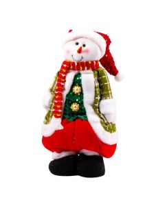 Peluche muñeco nieve plegable