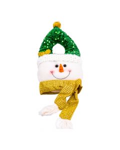 Muñeco nieve colgante afelpado
