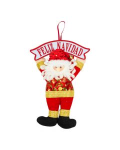 Peluche colgante Santa Navidad
