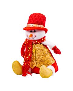 Peluche muñeco nieve 30cm
