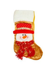 Bota muñeco nieve afelpada