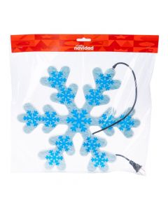 Copo de nieve iluminado