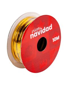 Alambre navideño dorado