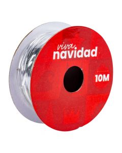 Alambre navideño plateado 10m