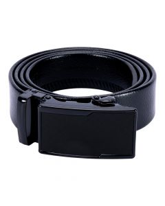Faja para hombre hebilla metálica negro