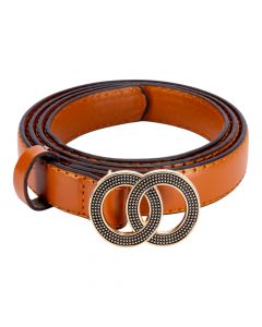 Faja para dama detalle hebilla doble círculo