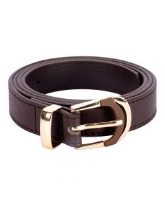 Faja para dama hebilla con detalle bicolor marrón