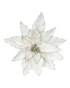 Flor navideña afelpada
