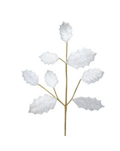 Flor blanca afelpada