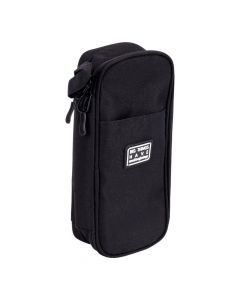 Cartuchera con detalle zipper negro