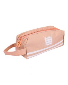 Cartuchera con zipper dos compartimientos surtido