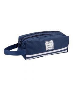 Cartuchera estampado azul