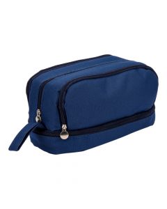 Cartuchera 4 compartimientos azul oscuro