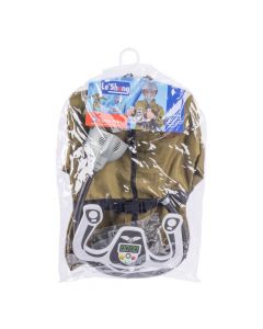 Disfraz piloto verde musgo