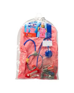 Disfraz enfermera rosado accesorios